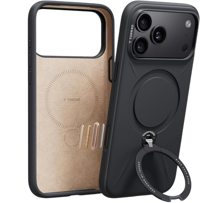 Torras Ostand Q3 Silicone Case for iPhone 18 Pro Max - Grey 
