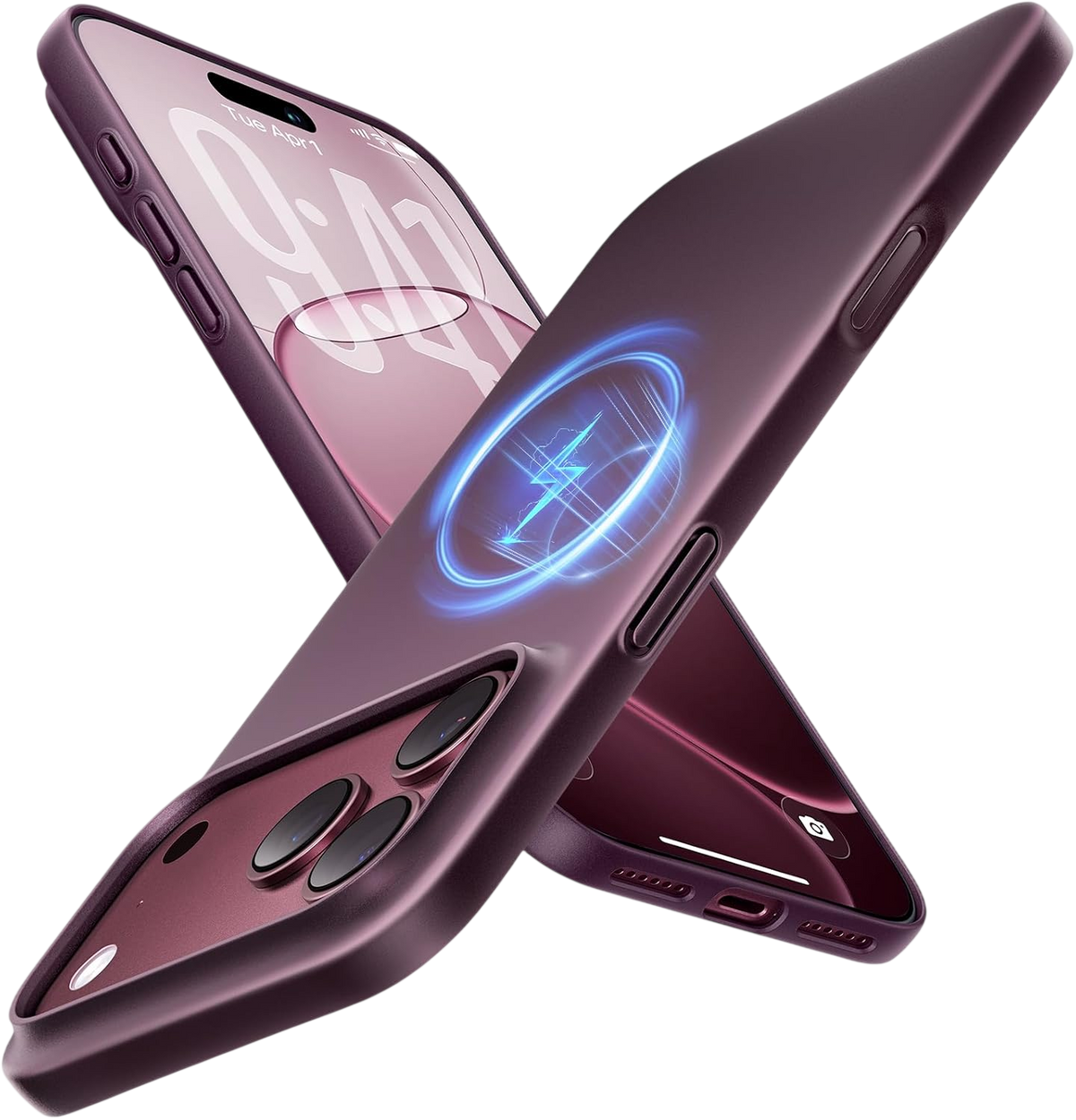 Torras OriginFit-Mag Case for iPhone 18 Pro - Burgundy #color_burgundy