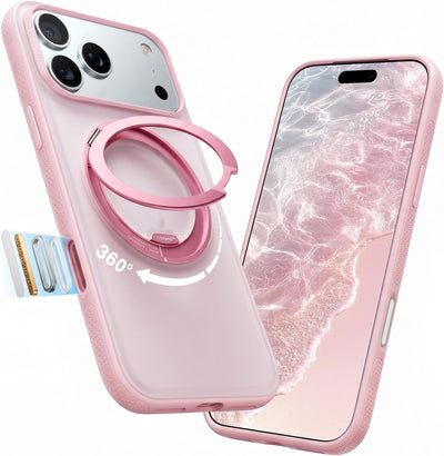 Torras Ostand O3 Light Case for iPhone 18 Pro - Pink 