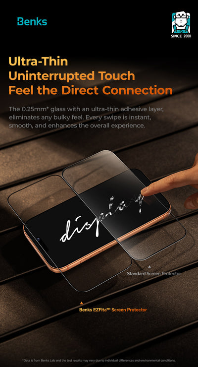 Benks GlassWarrior Sapphire V2.0 Screen Protector for iPhone 17 Pro Max / 17 Pro