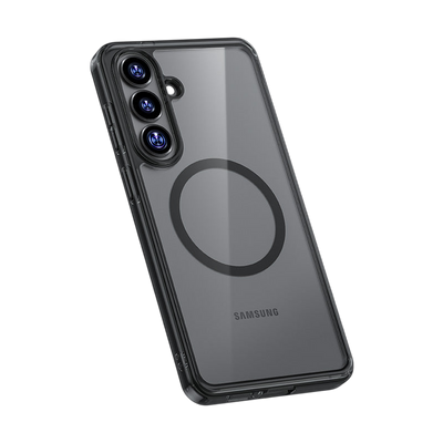 حافظة بنكس Magnetic Crystal مع إطار TPU لسامسونج جالاكسي S26 Ultra / S26+ / S26