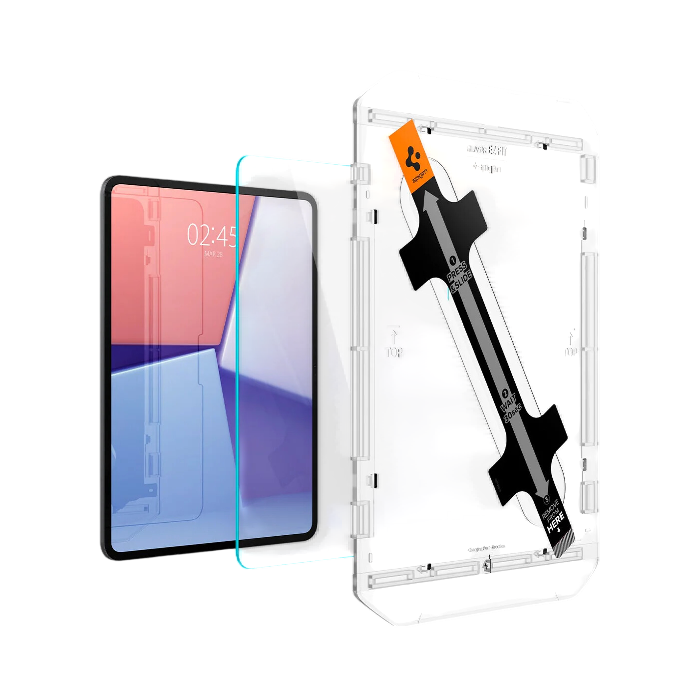 Spigen iPad Pro M5 / M4 GLAS.tR EZ Fit Screen Protector