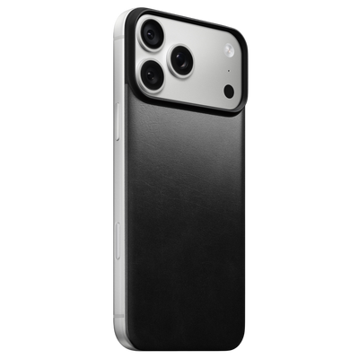 Nomad Mag Leather Back for iPhone 18 Pro Max - Black (Horween Leather) #color_black-horween-leather
