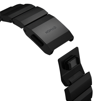 سوار التيتانيوم من الأجهزة الطبيعية من نوماد لساعة أبل 49 ملم / 46 ملم