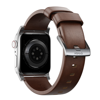 Nomad Modern Band for Apple Watch 49mm / 46mm / 45mm (Brown / Horween Leather)