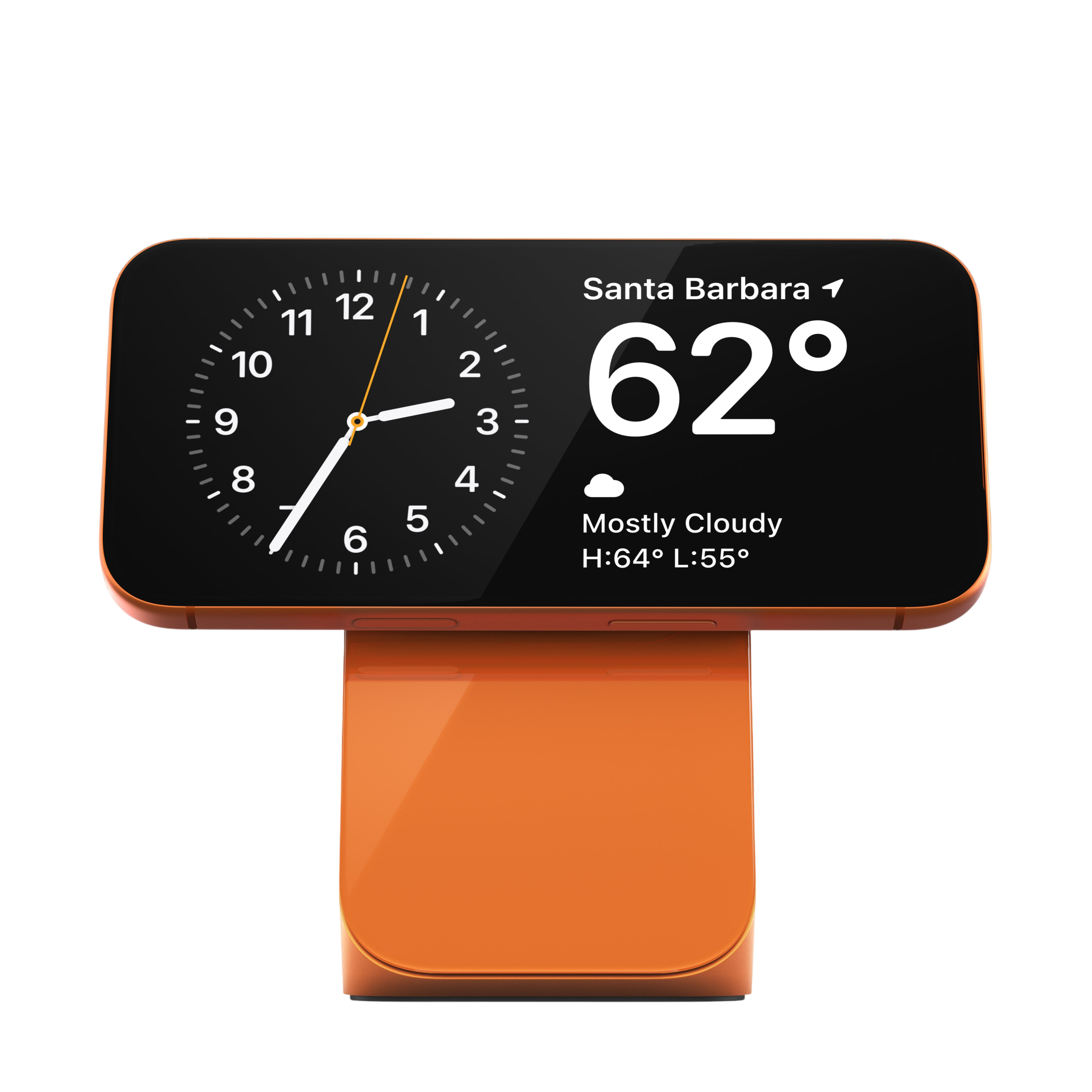 Nomad Stand One (4th Gen) Qi2.2 - Stellar Orange #color_stellar-orange