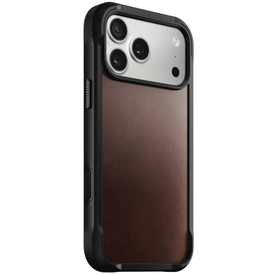 Nomad Rugged Leather Case for iPhone 17 Pro Max Horween)