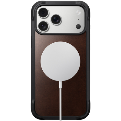 Nomad Rugged Leather Case for iPhone 17 Pro (Horween)