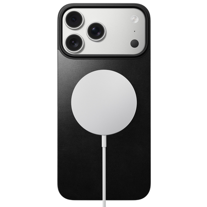 غلاف خلفي جلدي مغناطيسي نومات لجهاز آيفون 17 برو ماكس