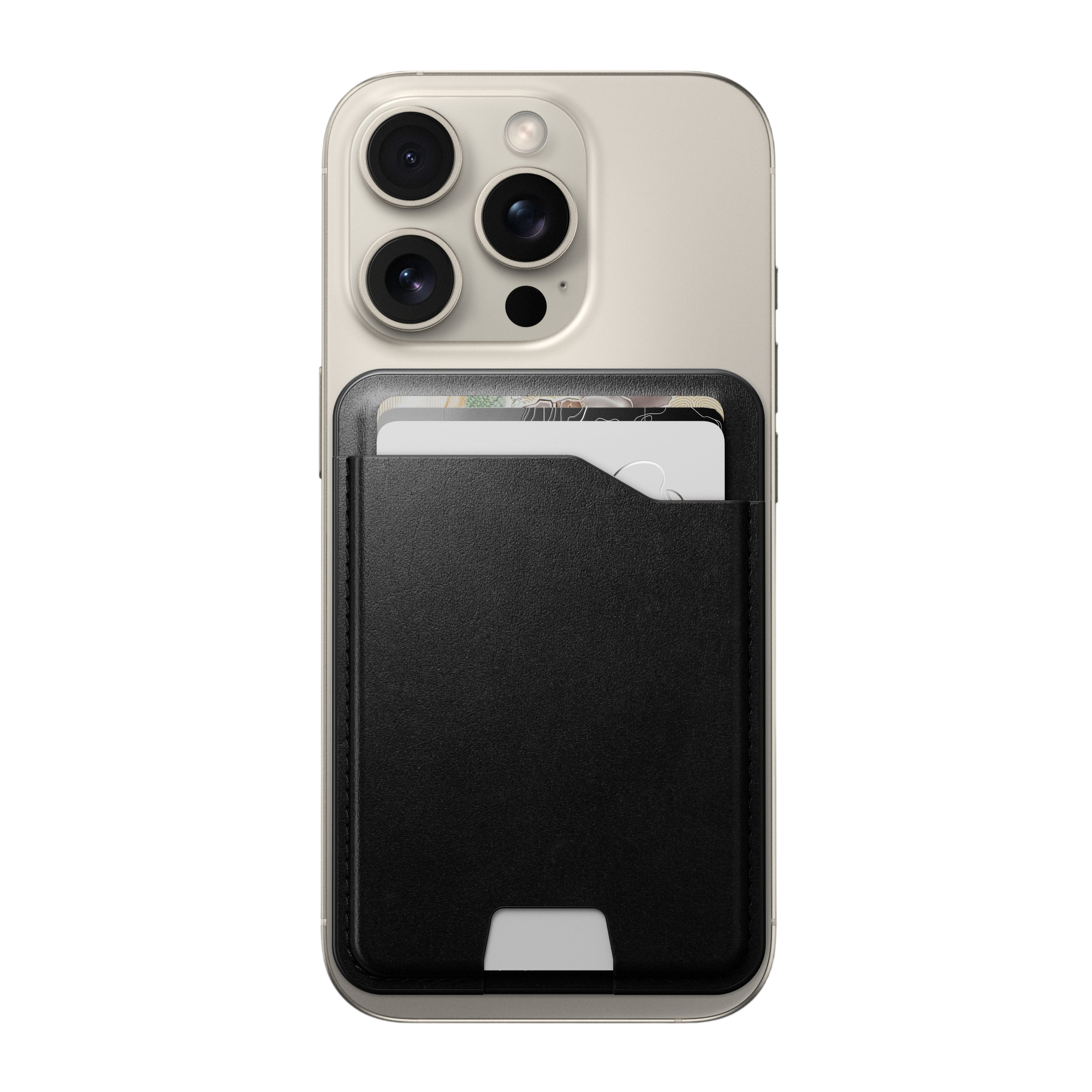 Nomad Leather Mag Wallet with Find My Tracking