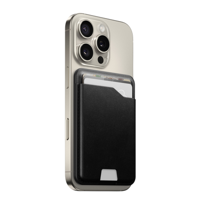 Nomad Leather Mag Wallet with Find My Tracking