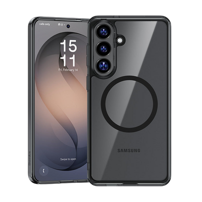 حافظة بنكس Magnetic Crystal مع إطار TPU لسامسونج جالاكسي S26 Ultra / S26+ / S26