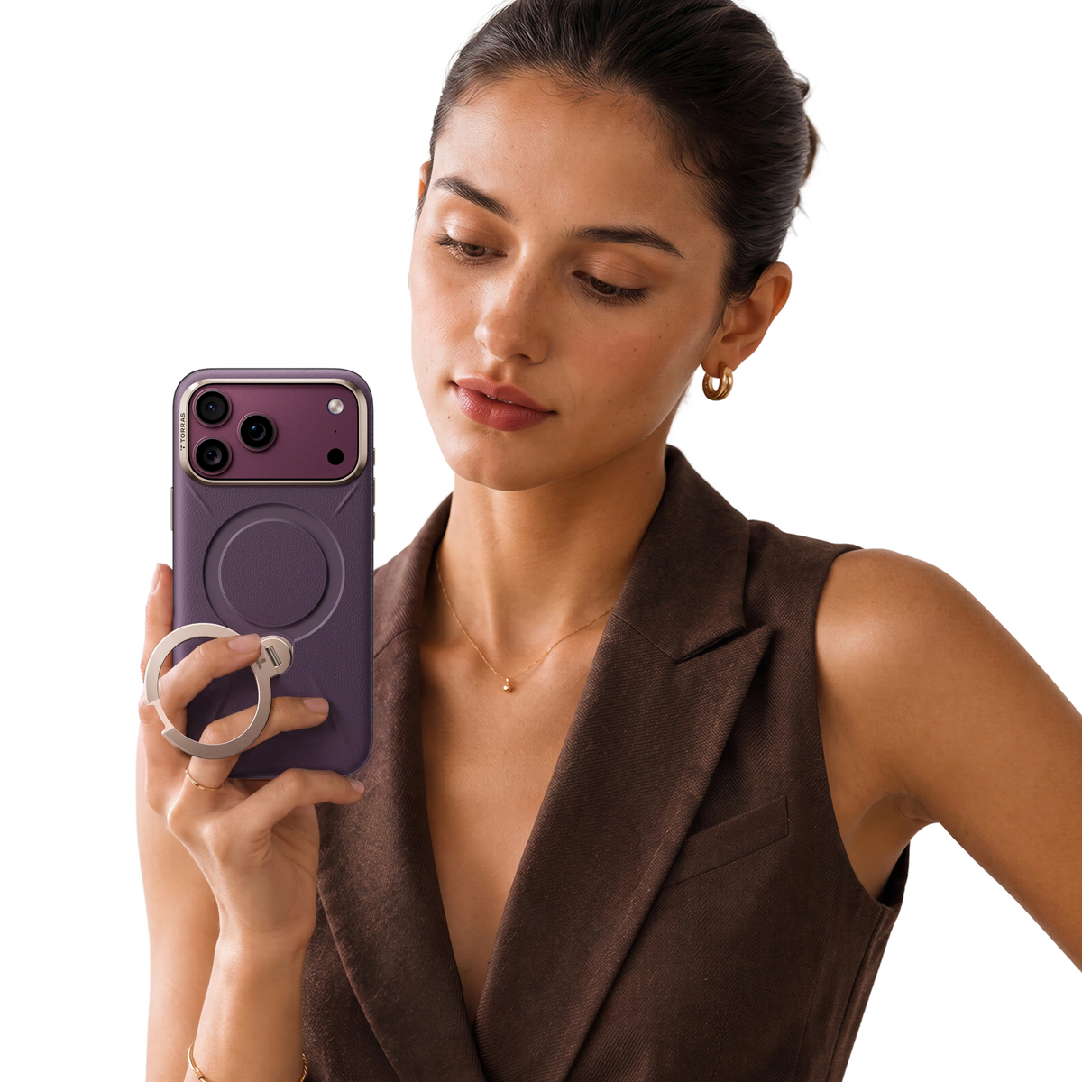 Torras Ostand Q3 VegSkin Case for iPhone 18 Pro