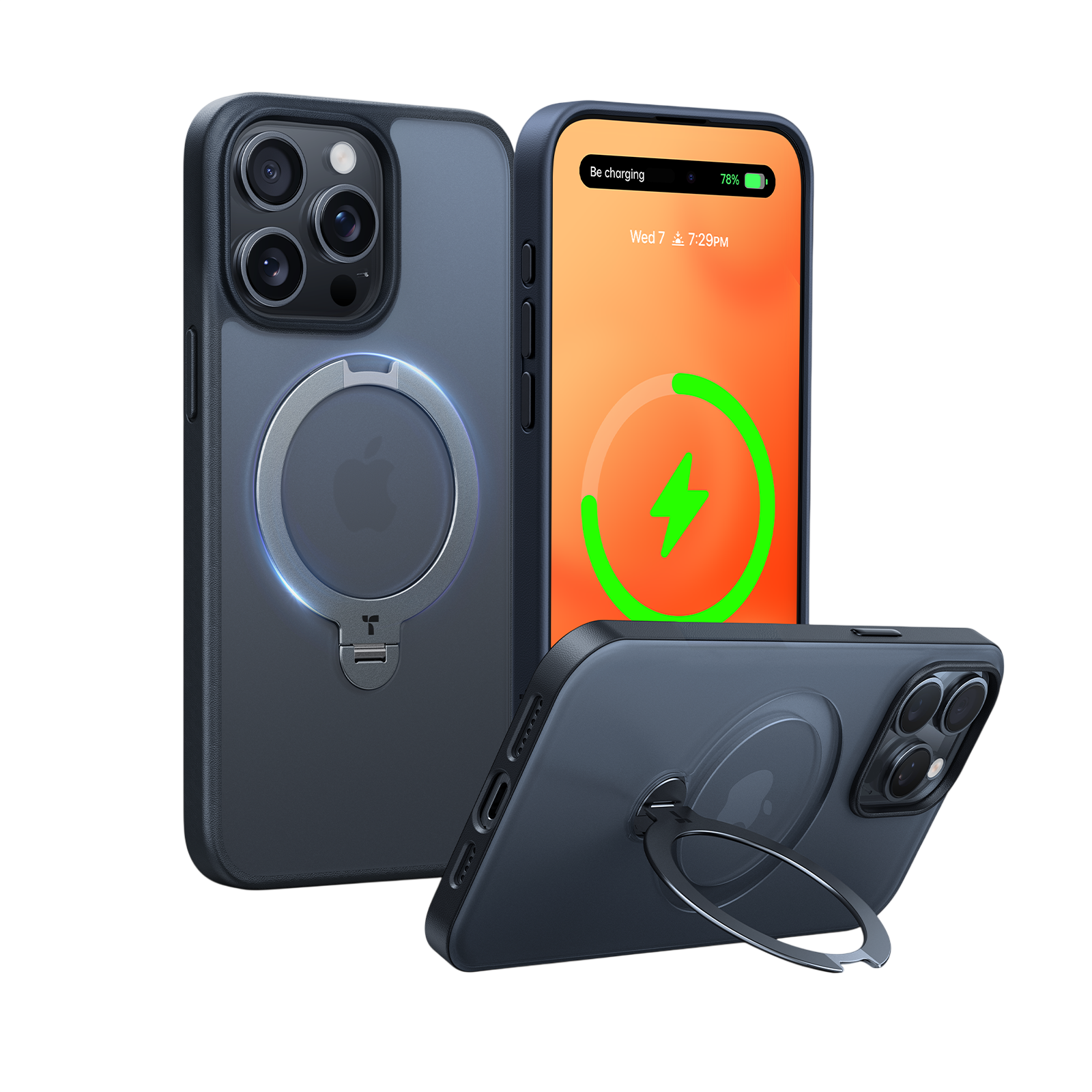 TORRAS Ostand 360° Spin Stand MagSafe Case for iPhone 16 Pro Max