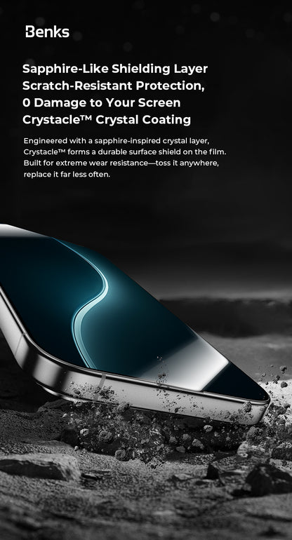 Benks GlassWarrior Sapphire Screen Protector for iPhone 17 Pro Max / 17 Pro / Air / 17
