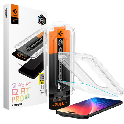 واقي شاشة سبجن GLAS.tR EZ Fit لجهاز آيفون إير (عبوة واحدة)
