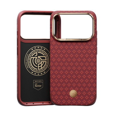 Benks ArmorGrid Edge X9 Case built with Kevlar® for iPhone 17 Pro / 17 Pro Max - ArmorEdge Red 