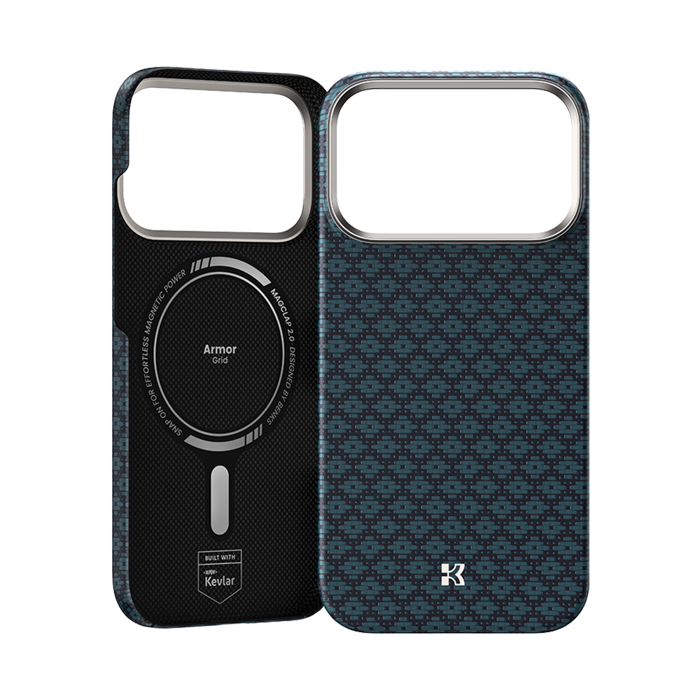 Benks ArmorGrid Edge X9 Case built with Kevlar® for iPhone 18 Pro / 18 Pro Max - Beyond Blue 