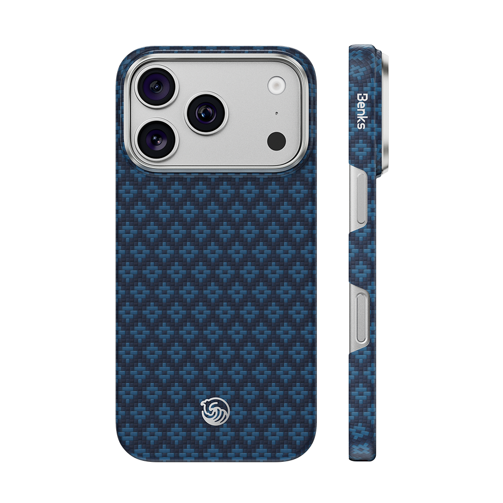Benks ArmorGrid Edge X9 Case built with Kevlar® for iPhone 18 Pro / 18 Pro Max - Beyond Blue 