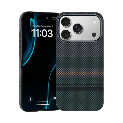 غلاف بنكس أورا أرمور إير مصنوع من كيفلار® لآيفون 17 برو ماكس / 17 برو / إير