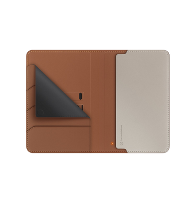 Uniq Belmont Find My Vegan Leather Passport Holder