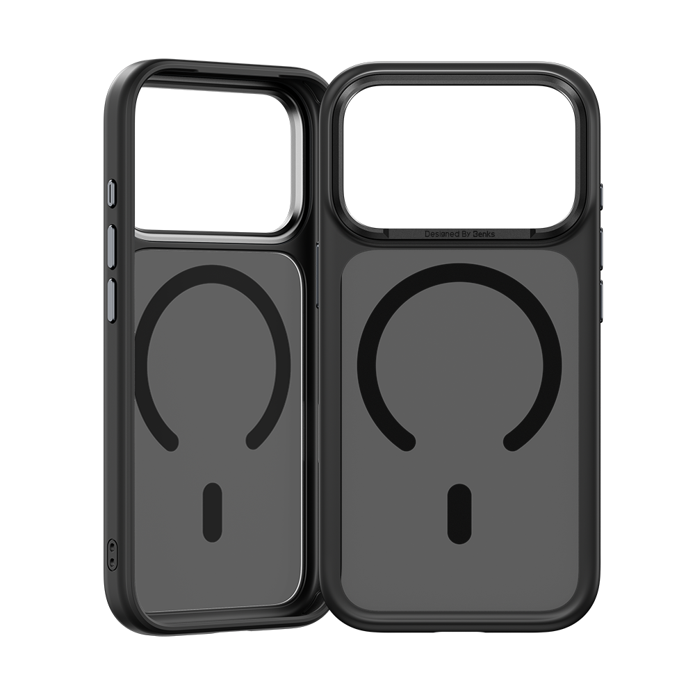 Benks Mist Phone Case for iPhone 18 Pro / 18 Pro Max & iPhone 17 Series (17 / Pro / Pro Max / Air) - Black #color_black