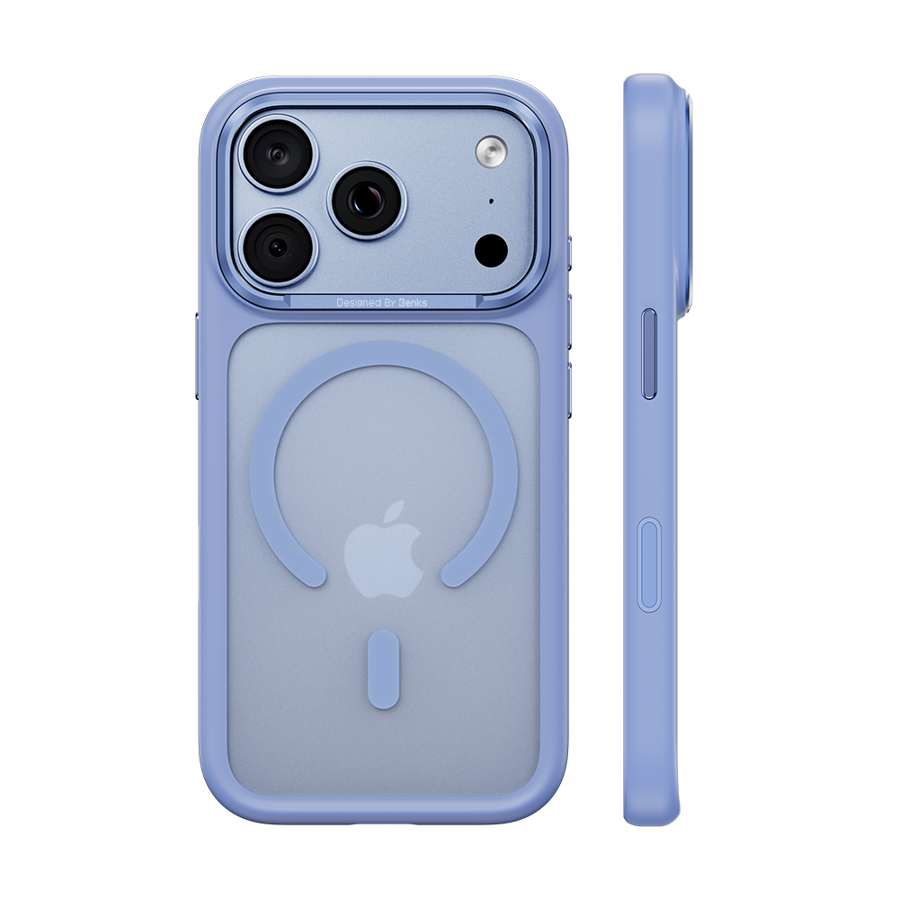 Benks Mist Phone Case for iPhone 18 Pro / 18 Pro Max & iPhone 17 Series (17 / Pro / Pro Max / Air) - Slate Blue #color_slate-blue