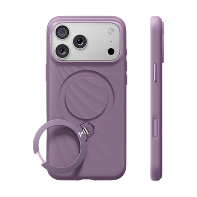 Torras Ostand Q3 Silicone Case for iPhone 18 Pro Max - Purple 