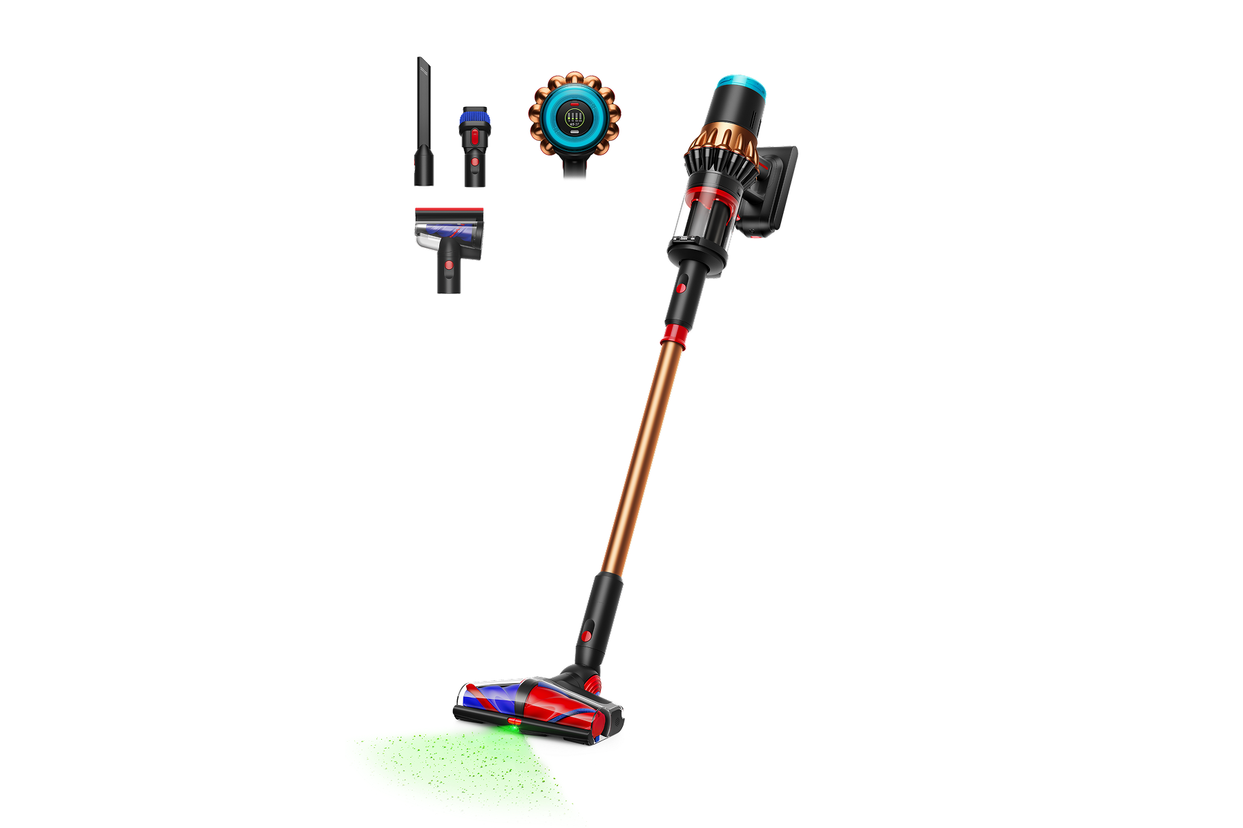 Dyson V16 Piston Animal (DS60) cordless vacuum in Matte Black/Copper