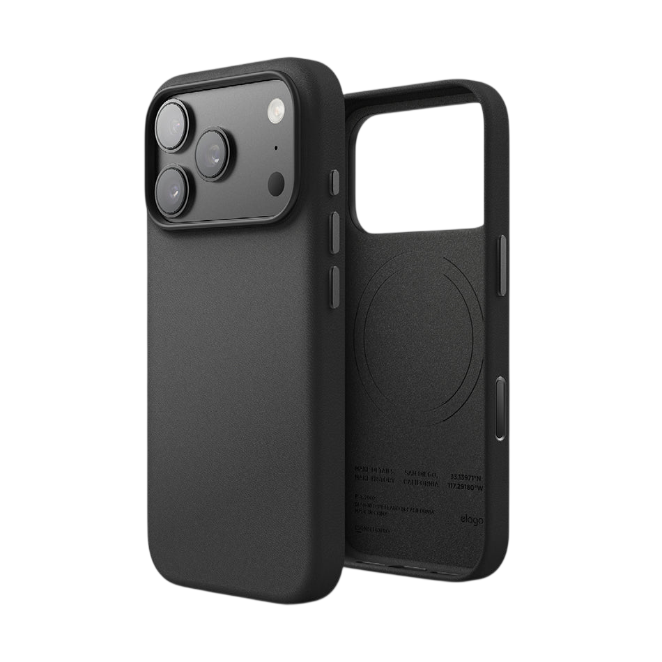 Elago MagLeather Case for iPhone 17 Pro / iPhone 18 Pro - Black 