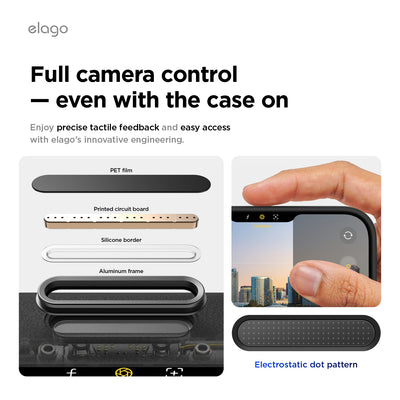 Elago MagLeather Case for iPhone 17 Pro / iPhone 18 Pro - Black 