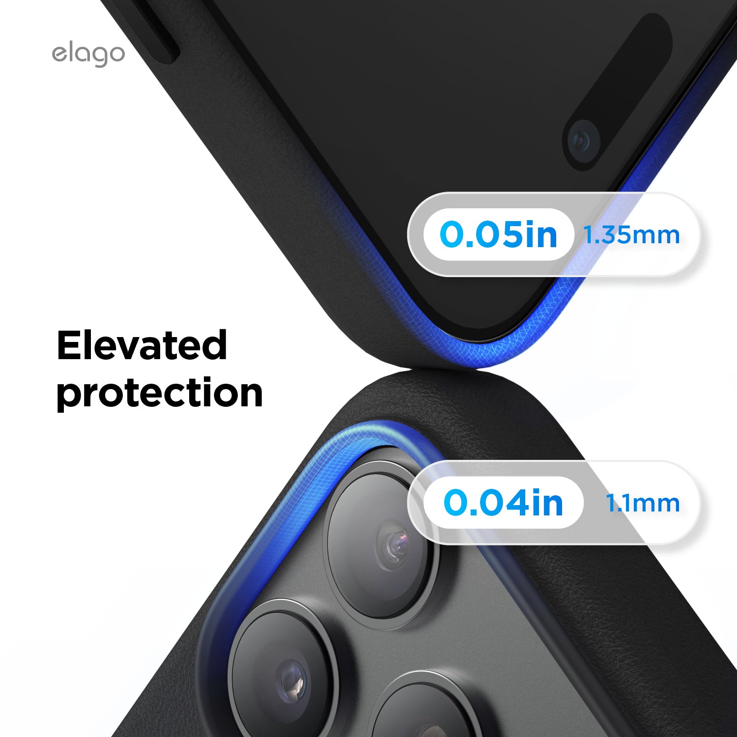 Elago MagLeather Case for iPhone 17 Pro / iPhone 18 Pro - Black 