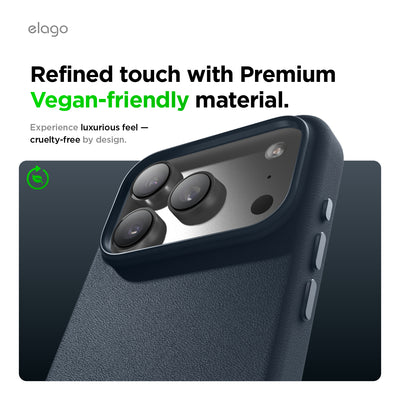 Elago MagLeather Case for iPhone 17 Pro / iPhone 18 Pro - Jean Indigo 