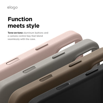 Elago MagLeather Case for iPhone 17 Pro / iPhone 18 Pro - Lovely Pink 