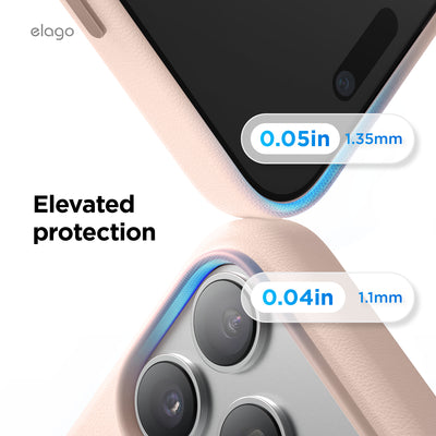 Elago MagLeather Case for iPhone 17 Pro / iPhone 18 Pro - Lovely Pink 