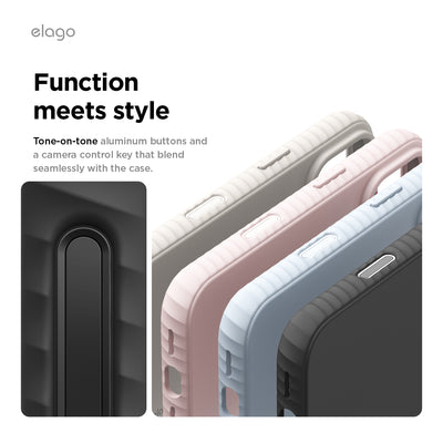 Elago MagRidge Silicone Case for iPhone 17 Pro / iPhone 18 Pro - Black 