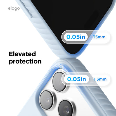 Elago MagRidge Silicone Case for iPhone 17 Pro / iPhone 18 Pro - Light Blue 