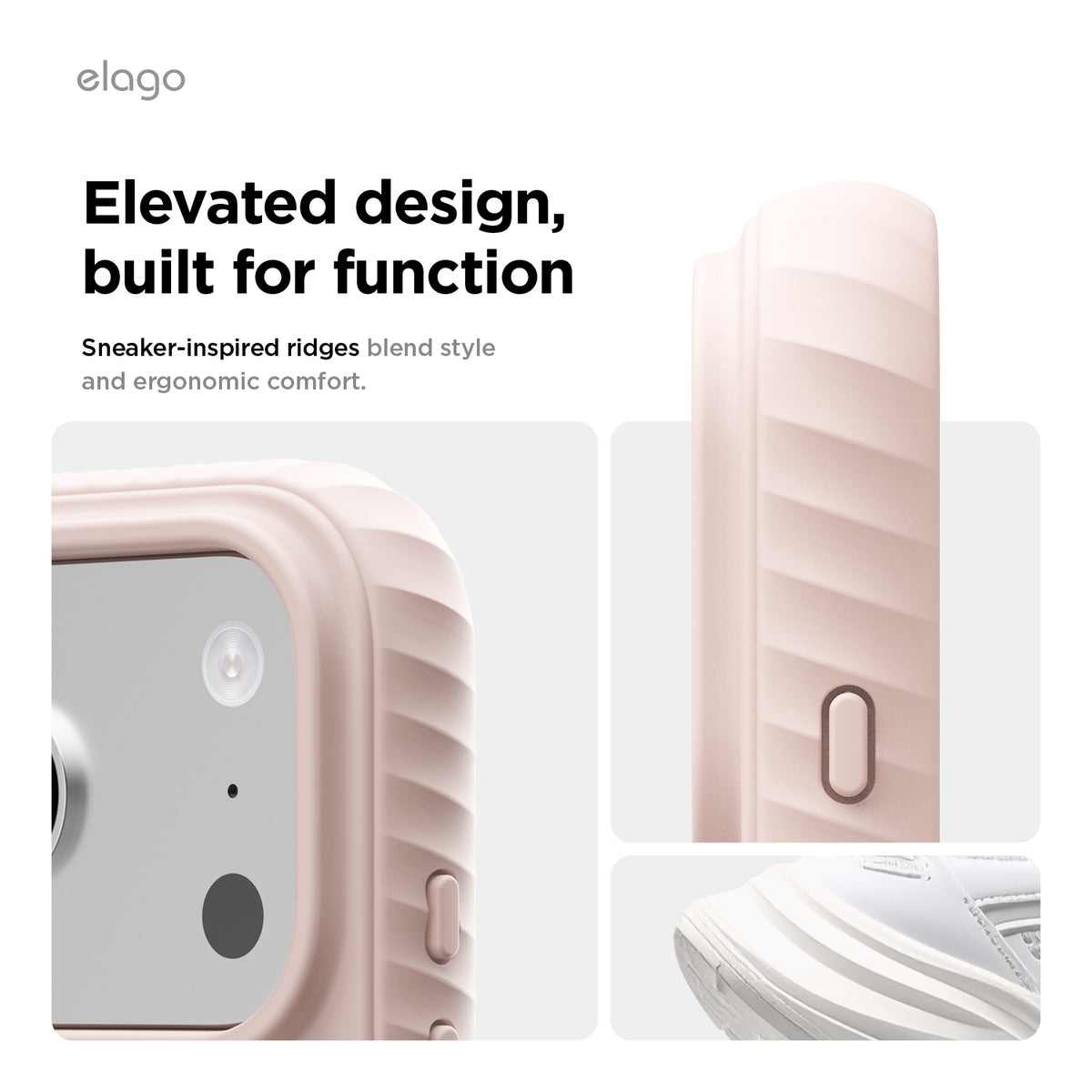 Elago MagRidge Silicone Case for iPhone 17 Pro / iPhone 18 Pro - Lovely Pink 