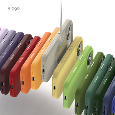 Elago Mag Silicone Case for iPhone 17 Pro / iPhone 18 Pro - Alpine Green 
