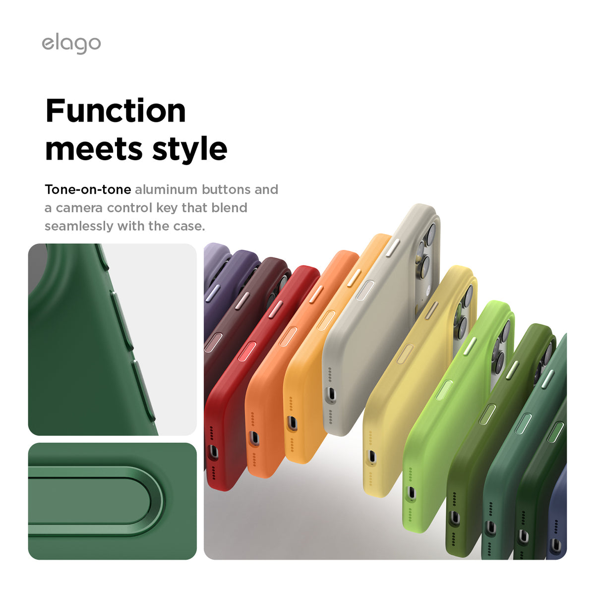 Elago Mag Silicone Case for iPhone 17 Pro / iPhone 18 Pro - Alpine Green 