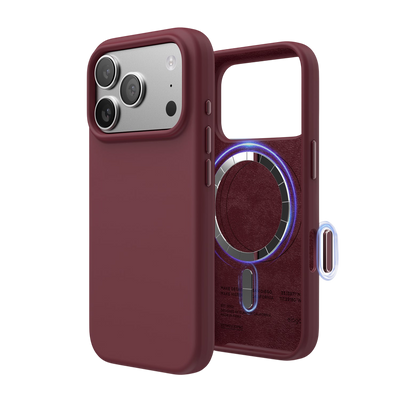 Elago Mag Silicone Case for iPhone 17 Pro / iPhone 18 Pro - Burgundy 
