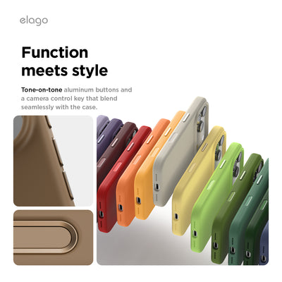 Elago Mag Silicone Case for iPhone 17 Pro / iPhone 18 Pro - Brown 