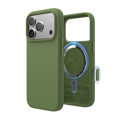 Elago Mag Silicone Case for iPhone 17 Pro / iPhone 18 Pro - Cedar Green 