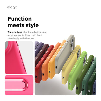 Elago Mag Silicone Case for iPhone 17 Pro / iPhone 18 Pro - Ice Red 
