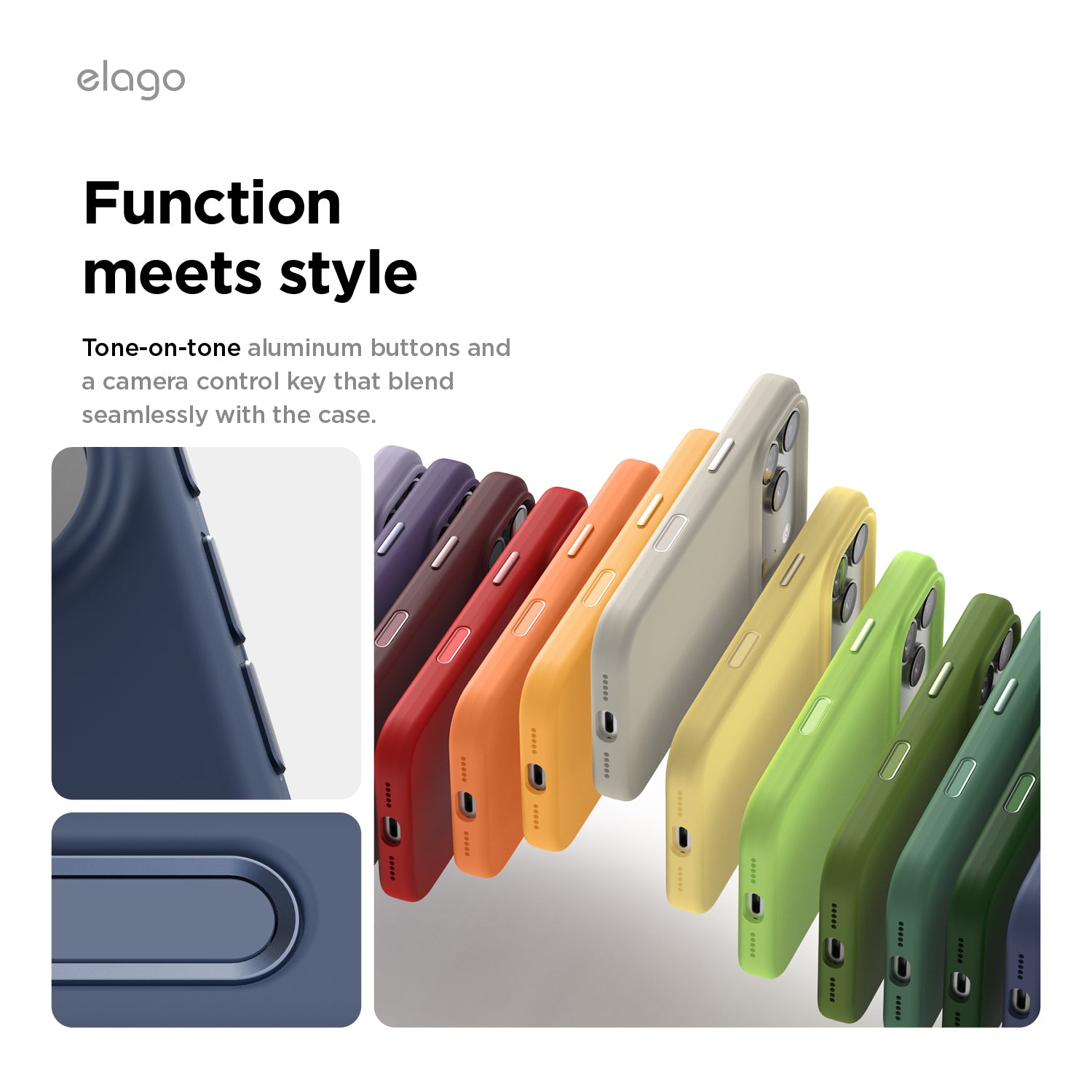 Elago Mag Silicone Case for iPhone 17 Pro / iPhone 18 Pro - Jean Indigo 