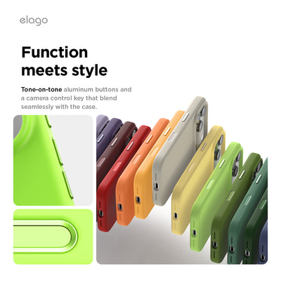 Elago Mag Silicone Case for iPhone 17 Pro / iPhone 18 Pro - Lime Green 
