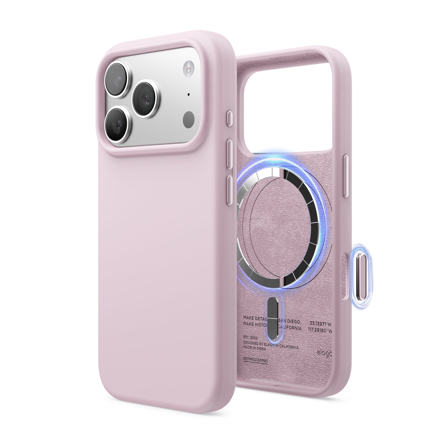 Elago Mag Silicone Case for iPhone 17 Pro / iPhone 18 Pro - Light Lilac 