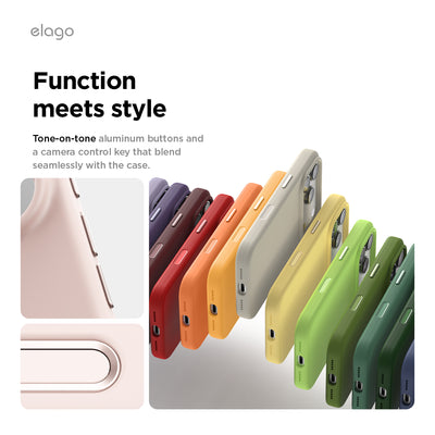 Elago Mag Silicone Case for iPhone 17 Pro / iPhone 18 Pro - Lovely Pink 