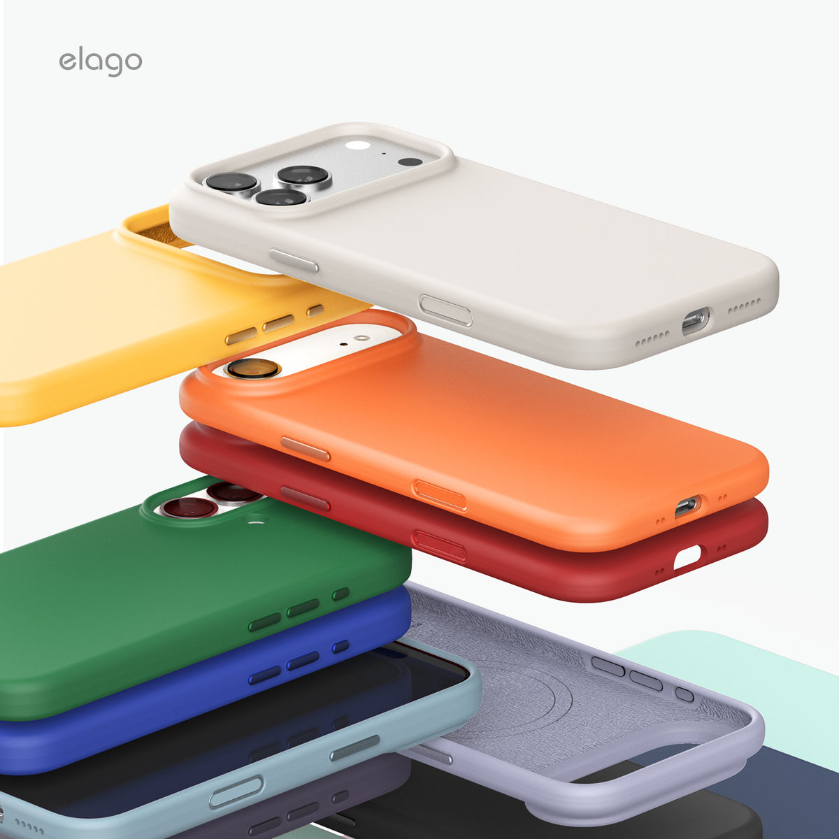 Elago Mag Silicone Case for iPhone 17 Pro / iPhone 18 Pro - Medium Grey 