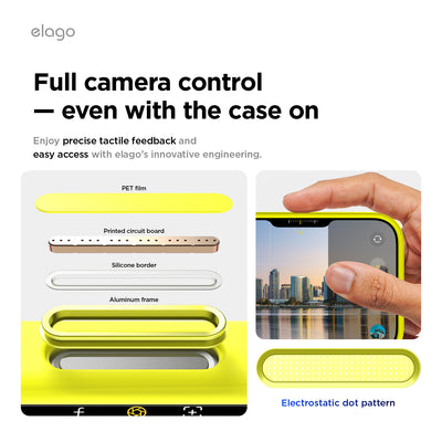 Elago Mag Silicone Case for iPhone 17 Pro / iPhone 18 Pro - Neon Yellow 